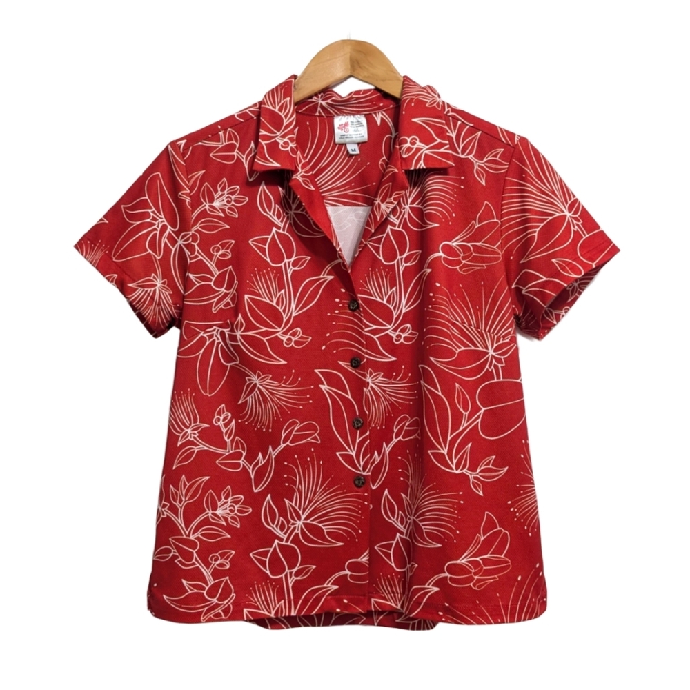 Simply Sisters Lola Miller x Target Hawaii Aloha Hawaiian Shirt top uniform